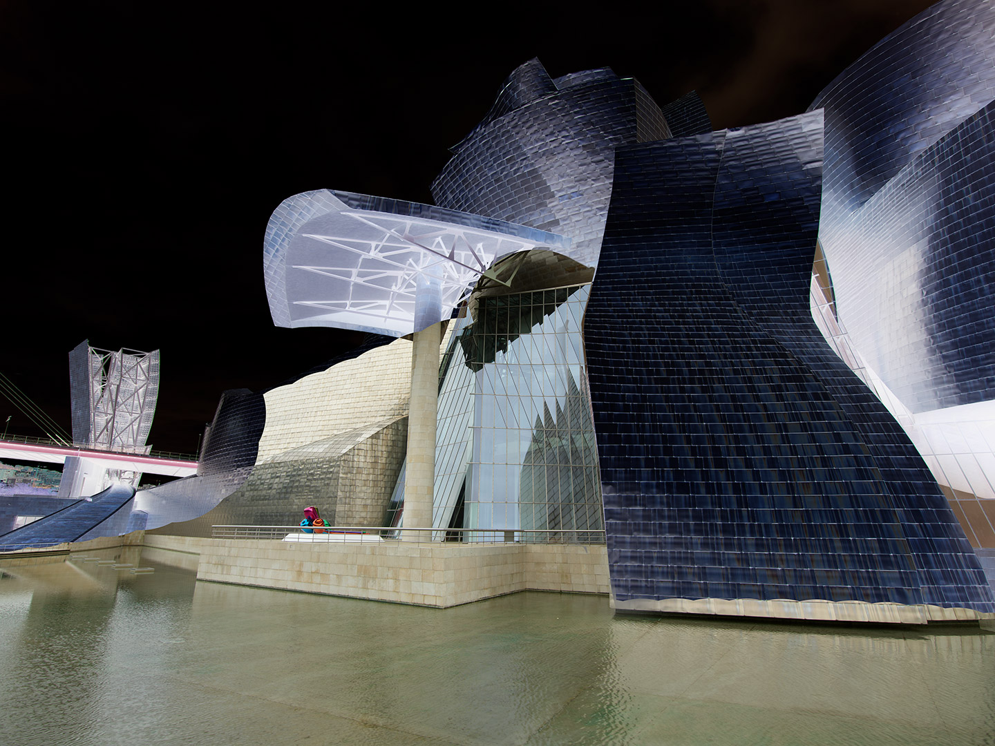 Musée Guggenheim Bilbao 10-04-2020 - Impression directe sur Dibond